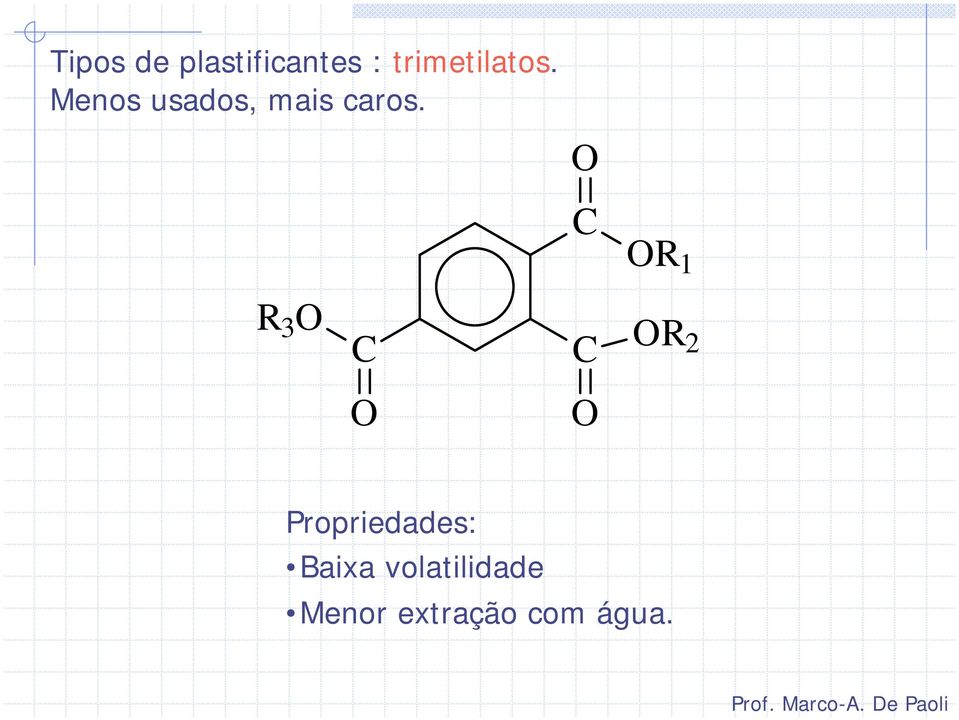 C R1 R 3 C C R 2 Propriedades: Baixa