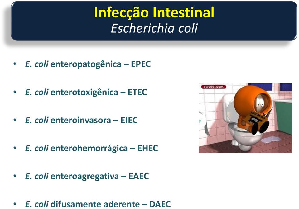 coli enteroinvasora EIEC E.