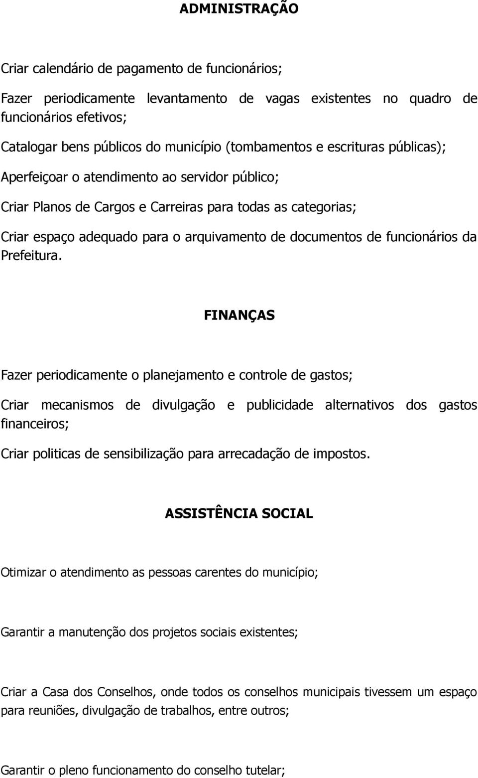 documentos de funcionários da Prefeitura.