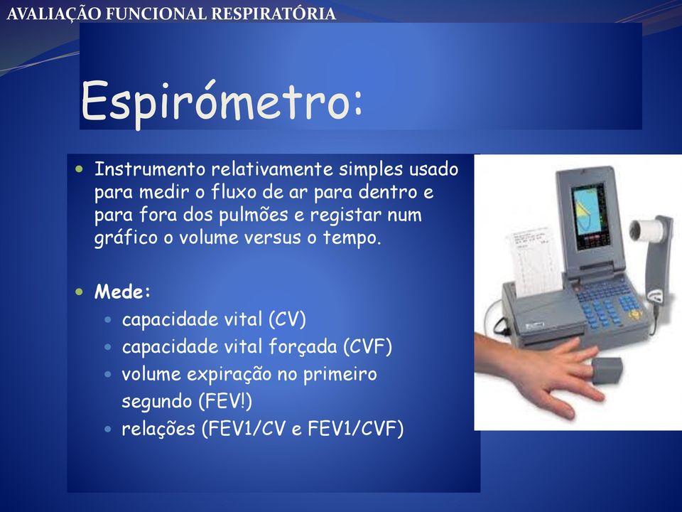 gráfico o volume versus o tempo.