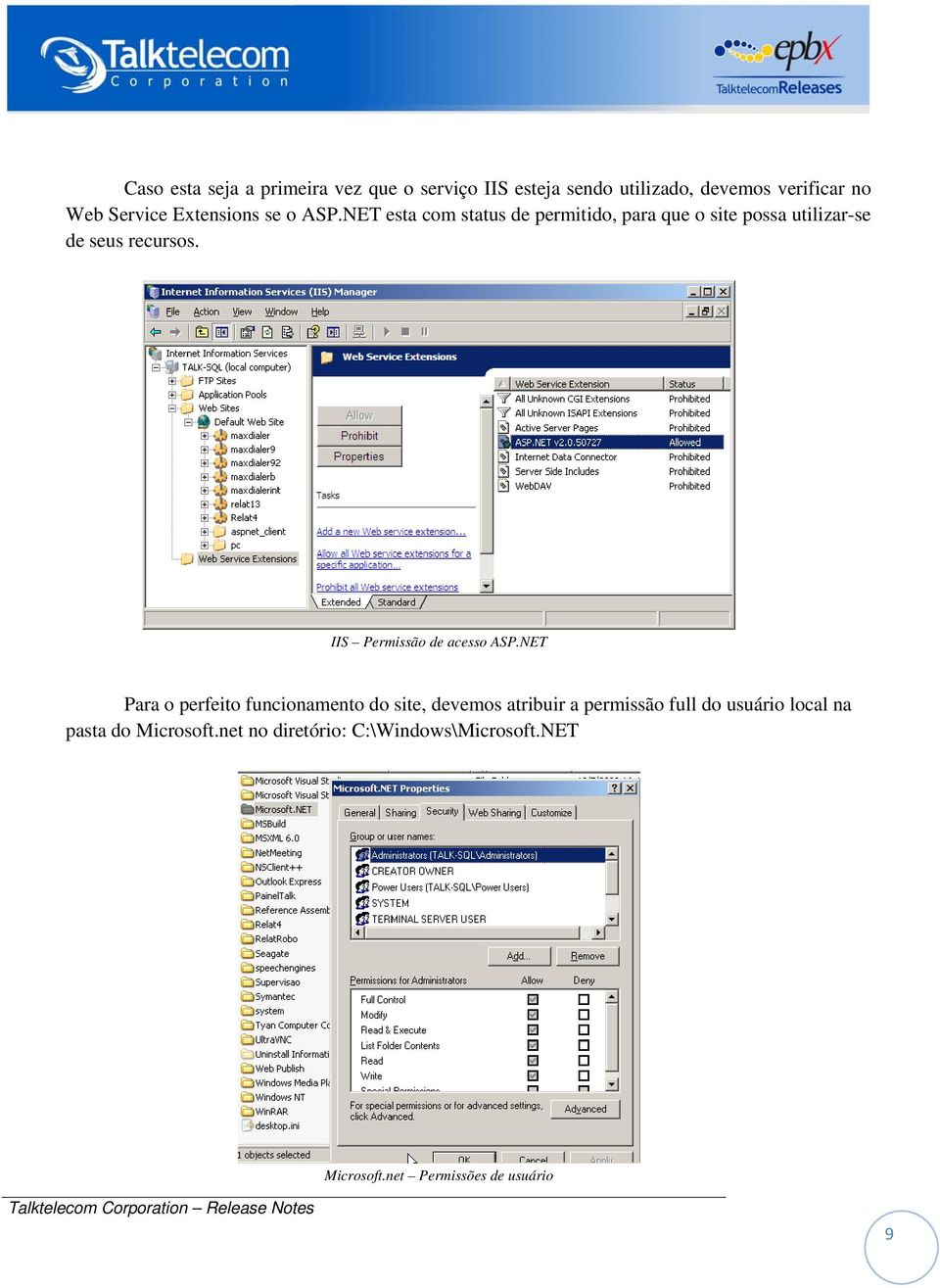 IIS Permissão de acesso ASP.