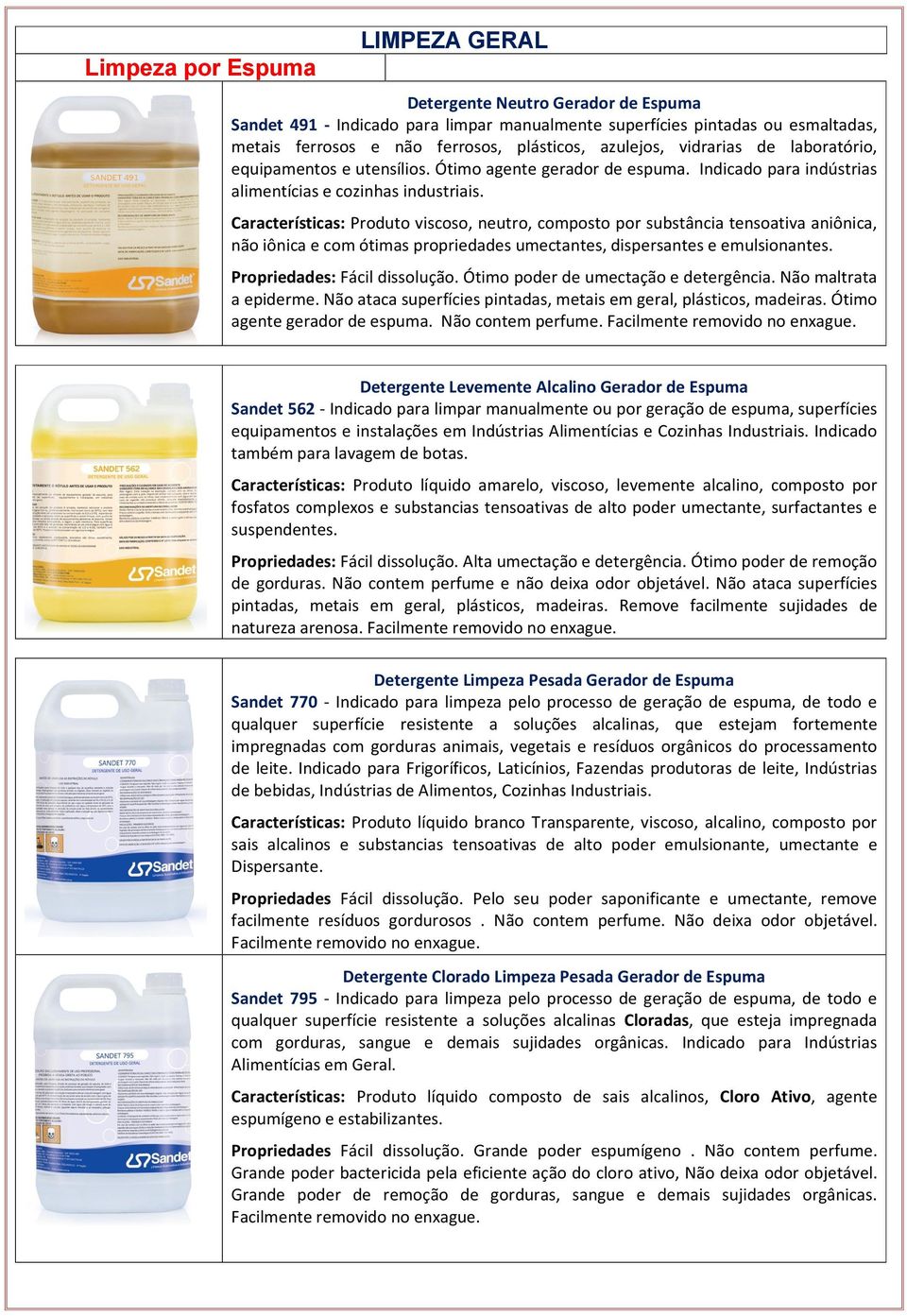 Características: Produto viscoso, neutro, composto por substância tensoativa aniônica, não iônica e com ótimas propriedades umectantes, dispersantes e emulsionantes. Propriedades: Fácil dissolução.