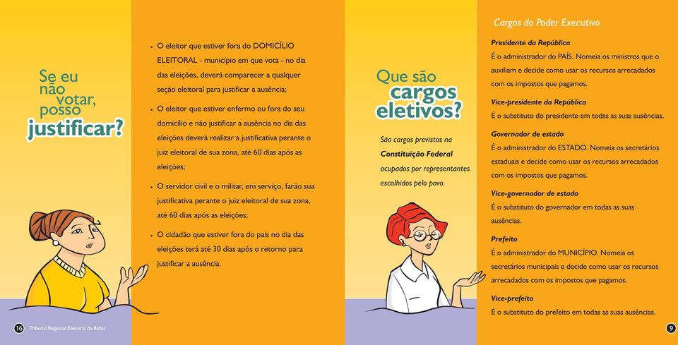 ou fora do seu domicílio e não justificar a ausência no dia das eleições deverá realizar a justificativa perante o juiz eleitoral de sua zona, até 60 dias após as eleições; O servidor civil e o