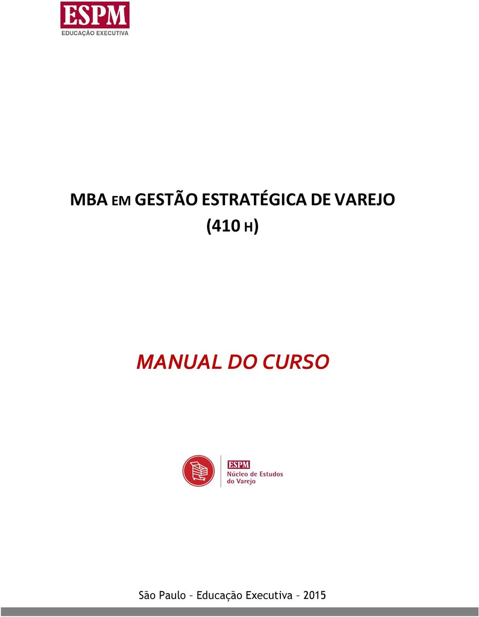 (410 H) MANUAL DO CURSO