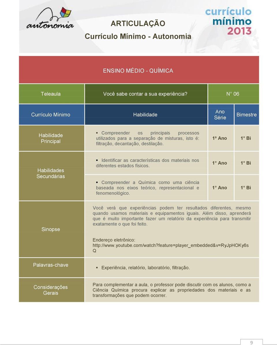 1 1 Bi 1 1 Bi Você verá que experiências podem ter resultados diferentes, mesmo quando usamos materiais e equipamentos iguais.