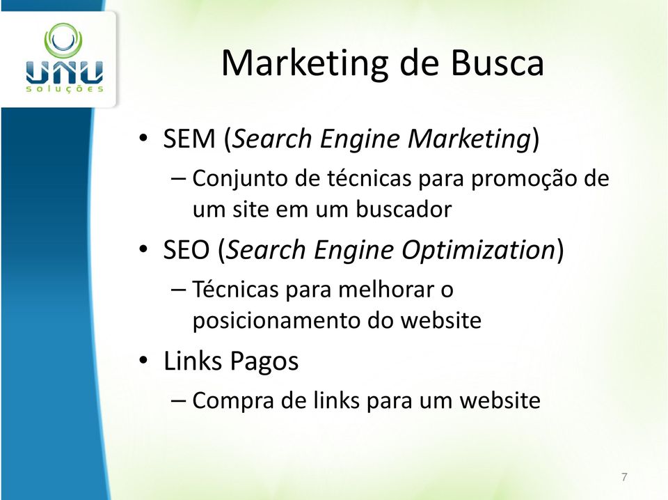 (Search Engine Optimization) Técnicas para melhorar o