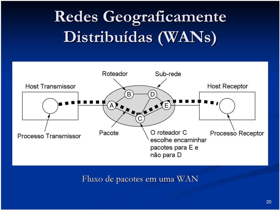 Distribuídas (WANs(