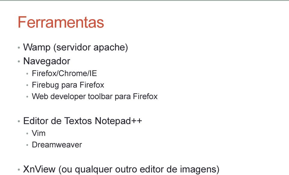 developer toolbar para Firefox Editor de Textos