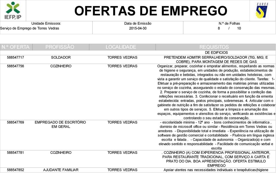 integrados ou não em unidades hoteleiras, com vista a garantir um serviço de qualidade e satisfação do cliente.