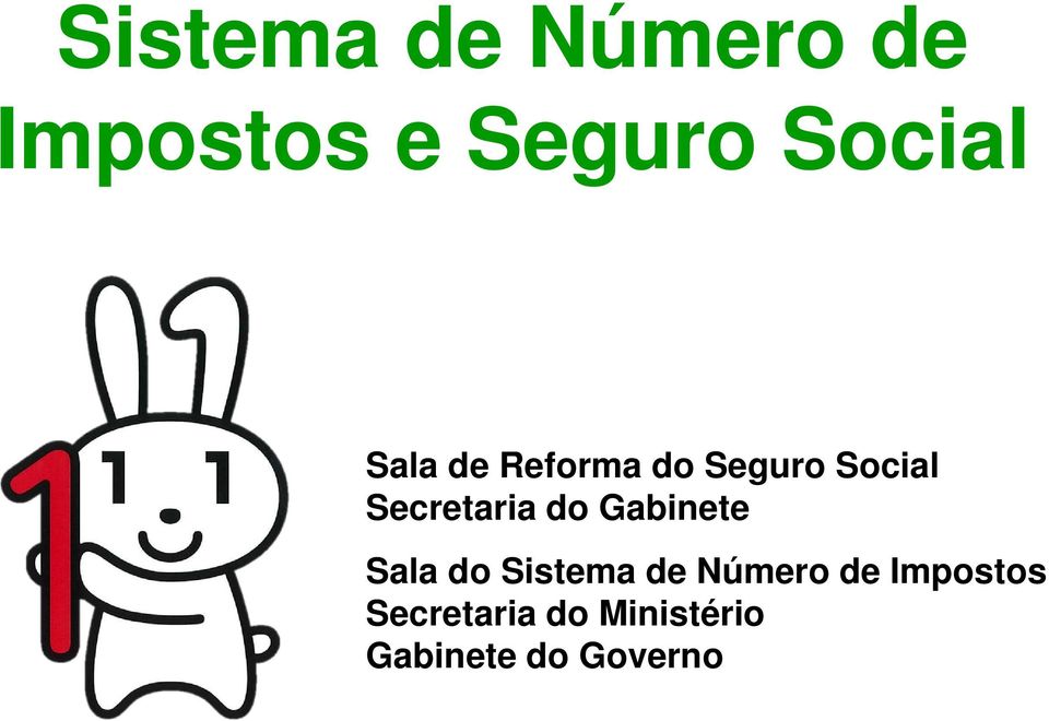 do Gabinete Sala do Sistema de Número de