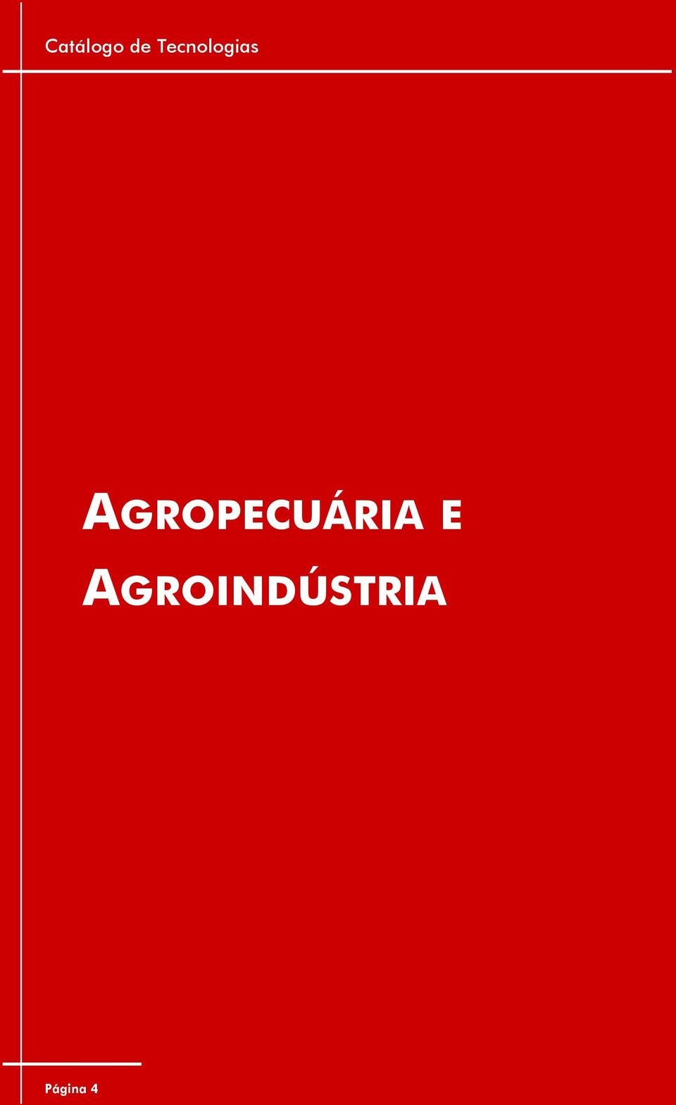 AGROPECUÁRIA E