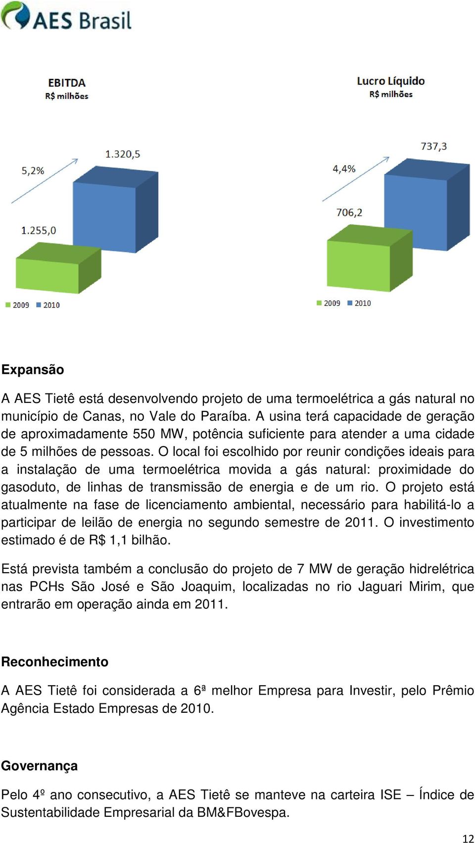 O local foi escolhido por reunir condições ideais para a instalação de uma termoelétrica movida a gás natural: proximidade do gasoduto, de linhas de transmissão de energia e de um rio.