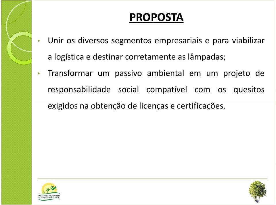 passivo ambiental em um projeto de responsabilidade social