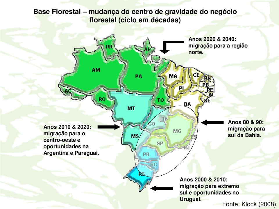 Anos 2010 & 2020: migração para o centro-oeste e oportunidades na Argentina e Paraguai.