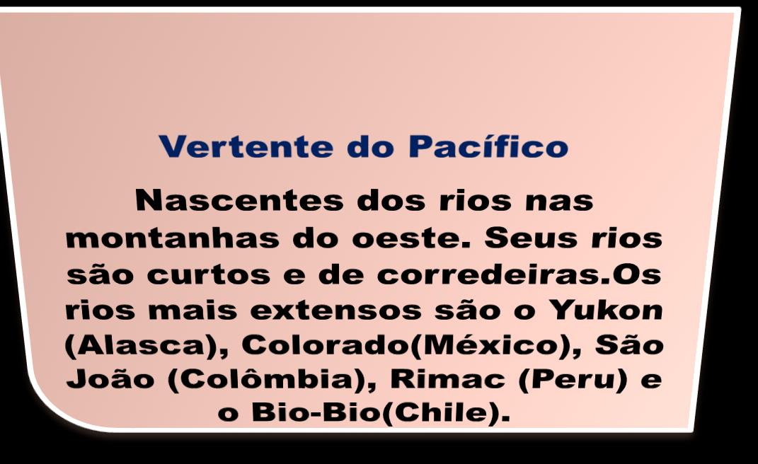 Vertente do Ártico Rios congelados na maior parte do ano.