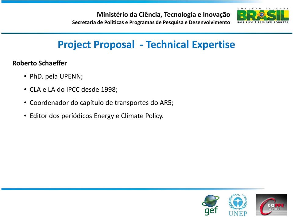 Project Proposal - Technical Expertise CLA elado