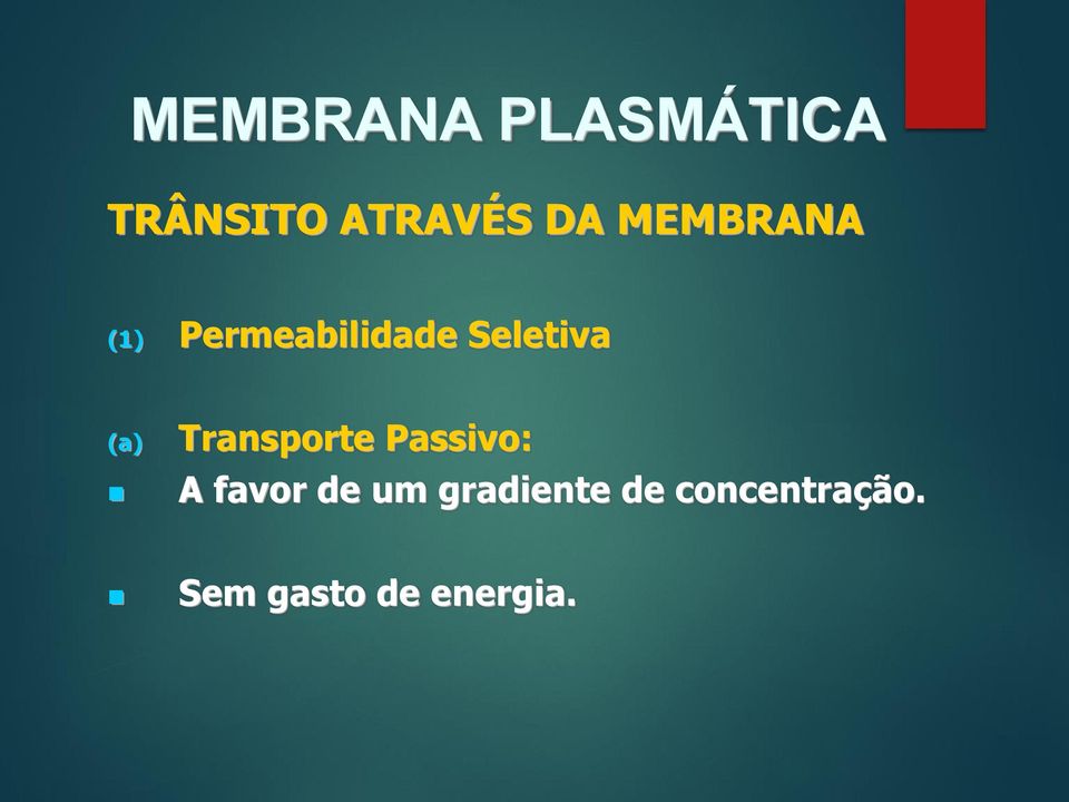 Transporte Passivo: A favor de um