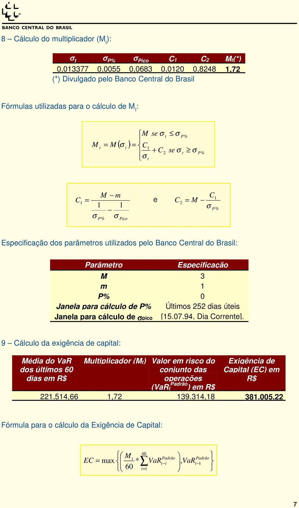 252 das úes Janela para cálculo de σpco [5.07.94, Da orrene].