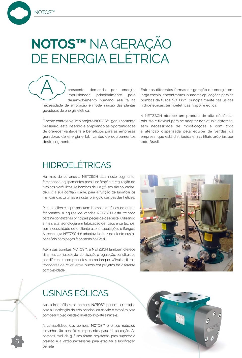 É neste contexto que o projeto NOTOS, genuinamente brasileiro, está inserido e ampliando as oportunidades de oferecer vantagens e benefícios para as empresas geradoras de energia e fabricantes de