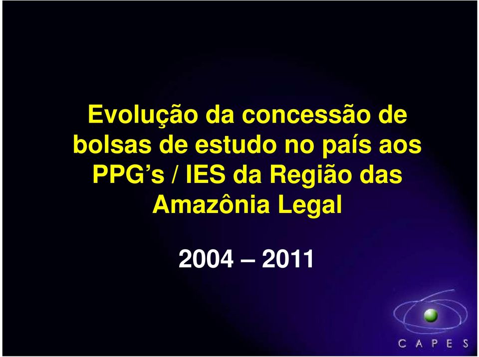 aos PPG s / IES da Região