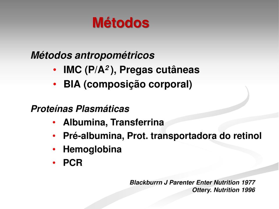 Transferrina Pré-albumina, Prot.