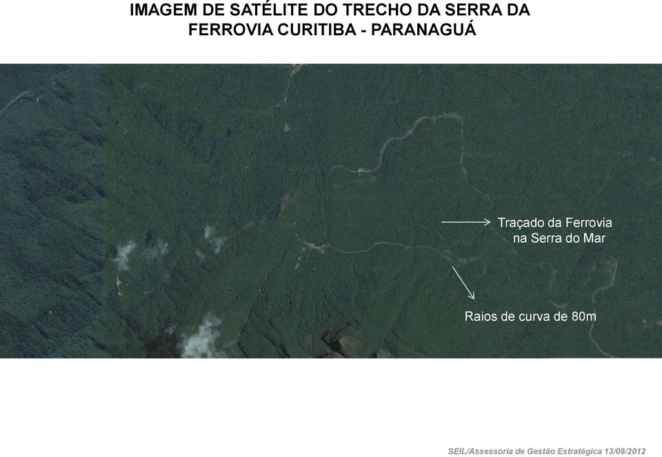 PARANAGUÁ Traçado da Ferrovia