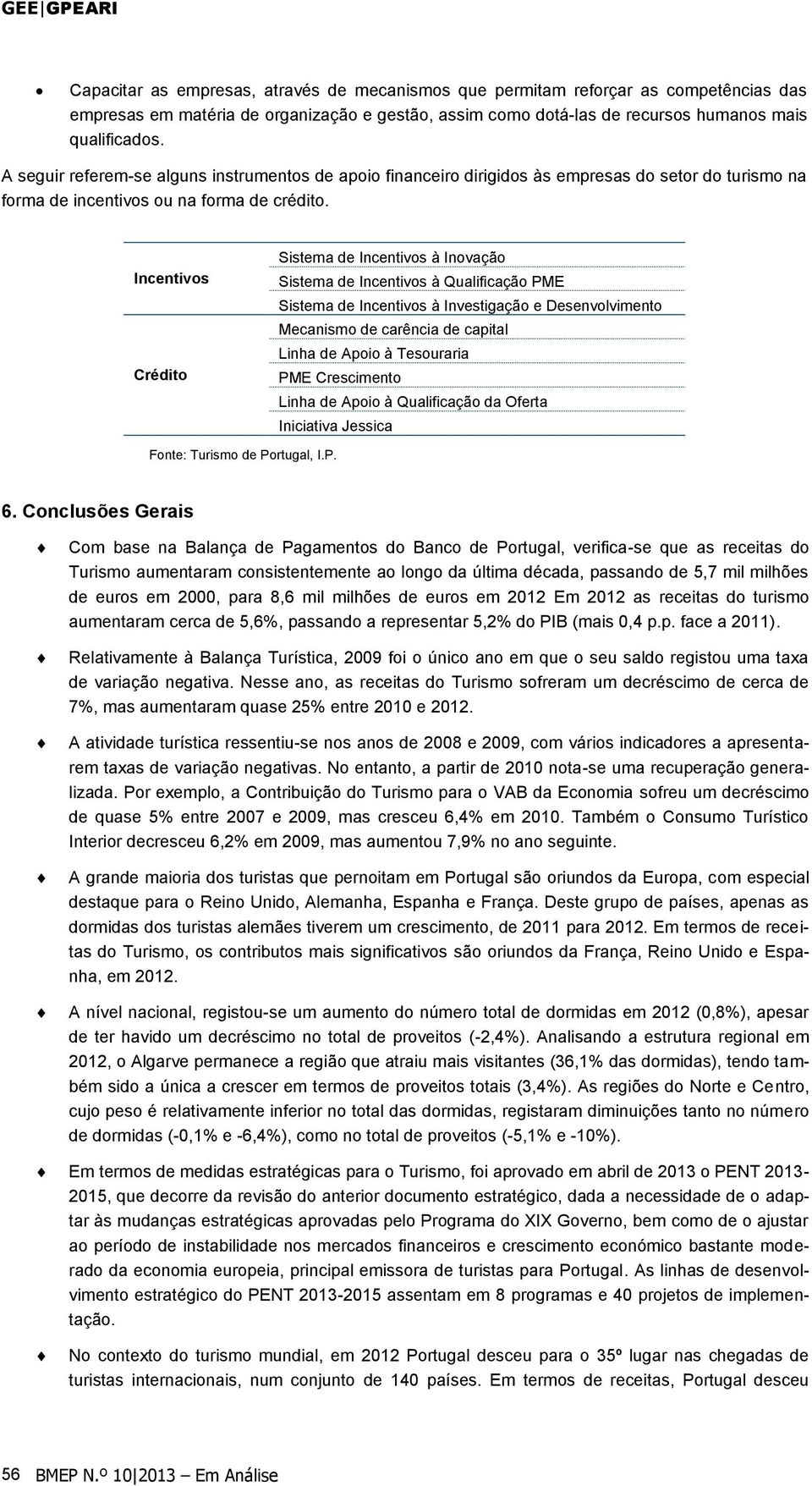 Incentivos Crédito Sistema de Incentivos à Inovação Sistema de Incentivos à Qualificação PME Sistema de Incentivos à Investigação e Desenvolvimento Mecanismo de carência de capital Linha de Apoio à