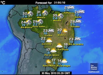 CLIMA AMPLITUDE TÉRMICA É a diferença