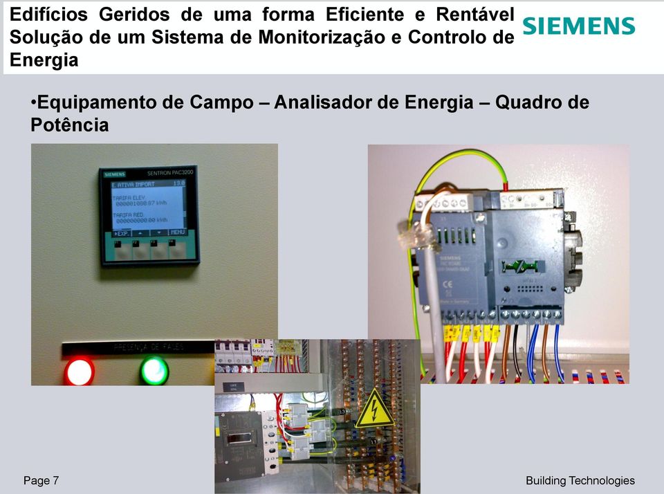 Energia Equipamento de Campo