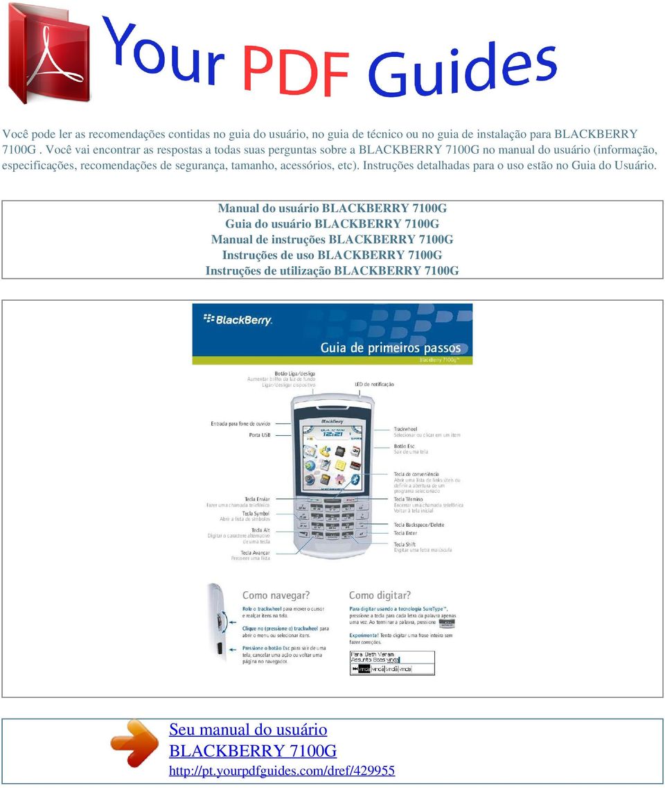 Você vai encontrar as respostas a todas suas perguntas sobre a no manual do usuário (informação, especificações,