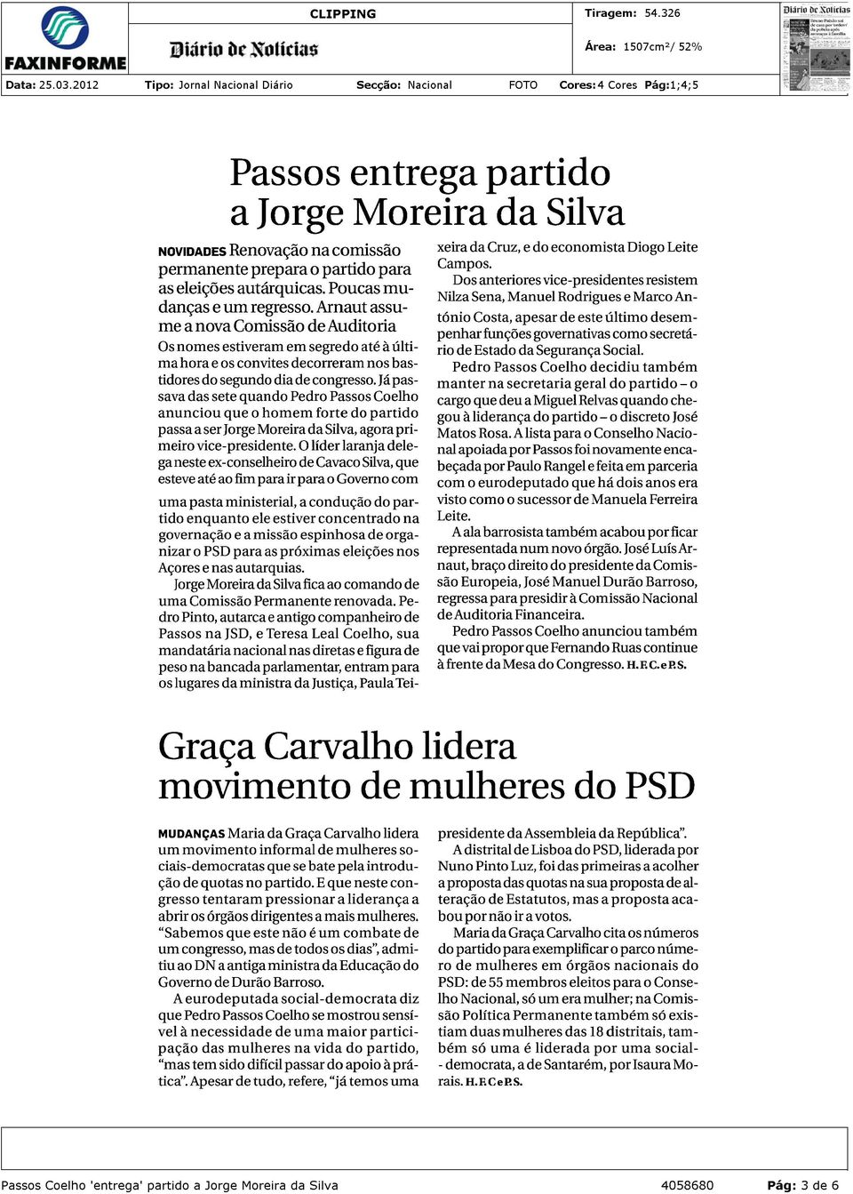 Jápassava das sete quando Pedro Passos Coelho anunciou que o homem forte do partido passa a ser Jorge Moreira da Silva, agora primeiro vice-presidente.