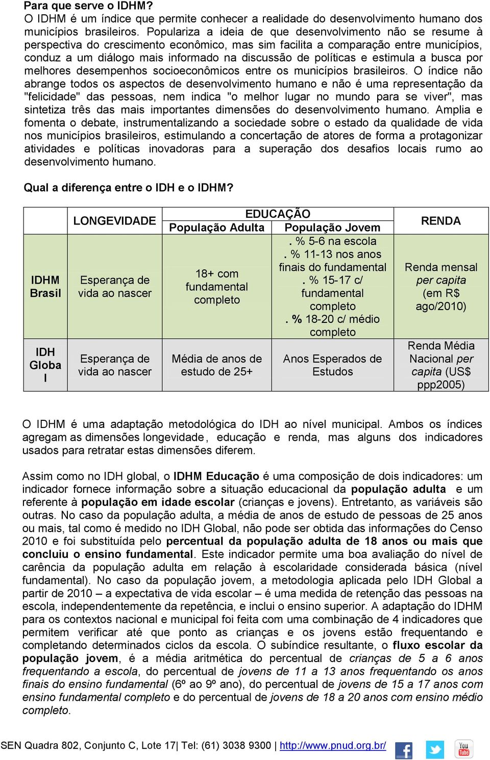 políticas e estimula a busca por melhores desempenhos socioeconômicos entre os municípios brasileiros.