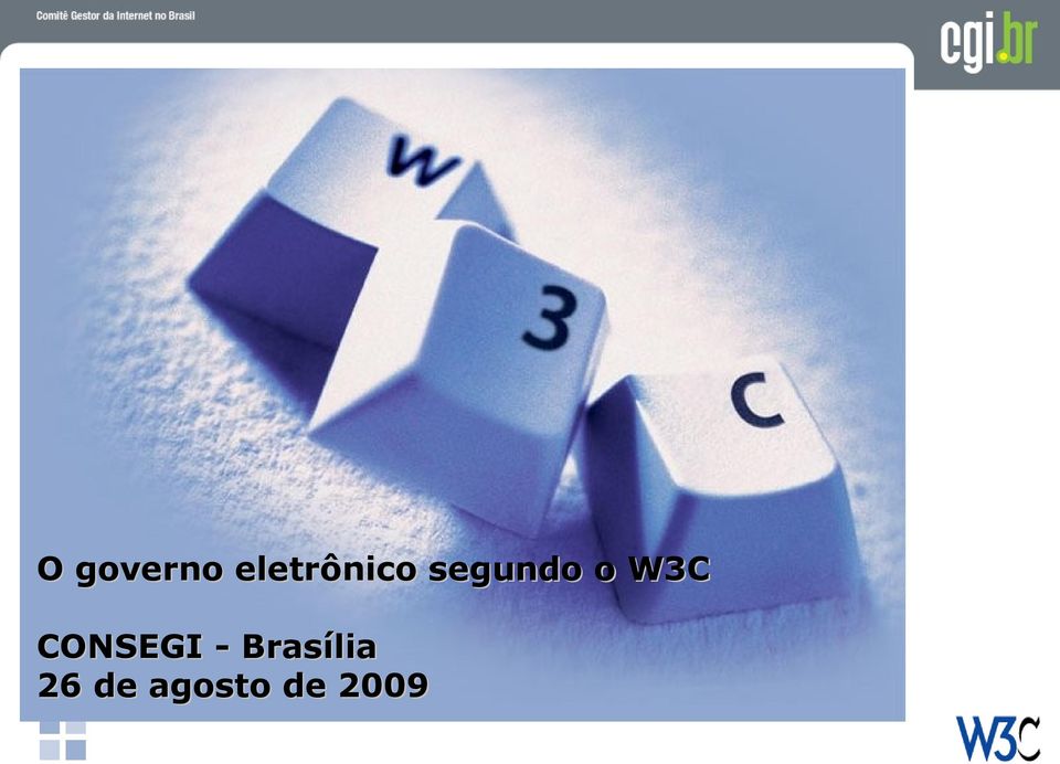 o W3C CONSEGI -