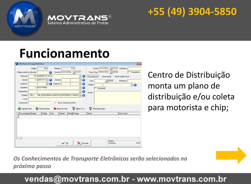 Conhecimentos de Transporte Eletrônicos serão