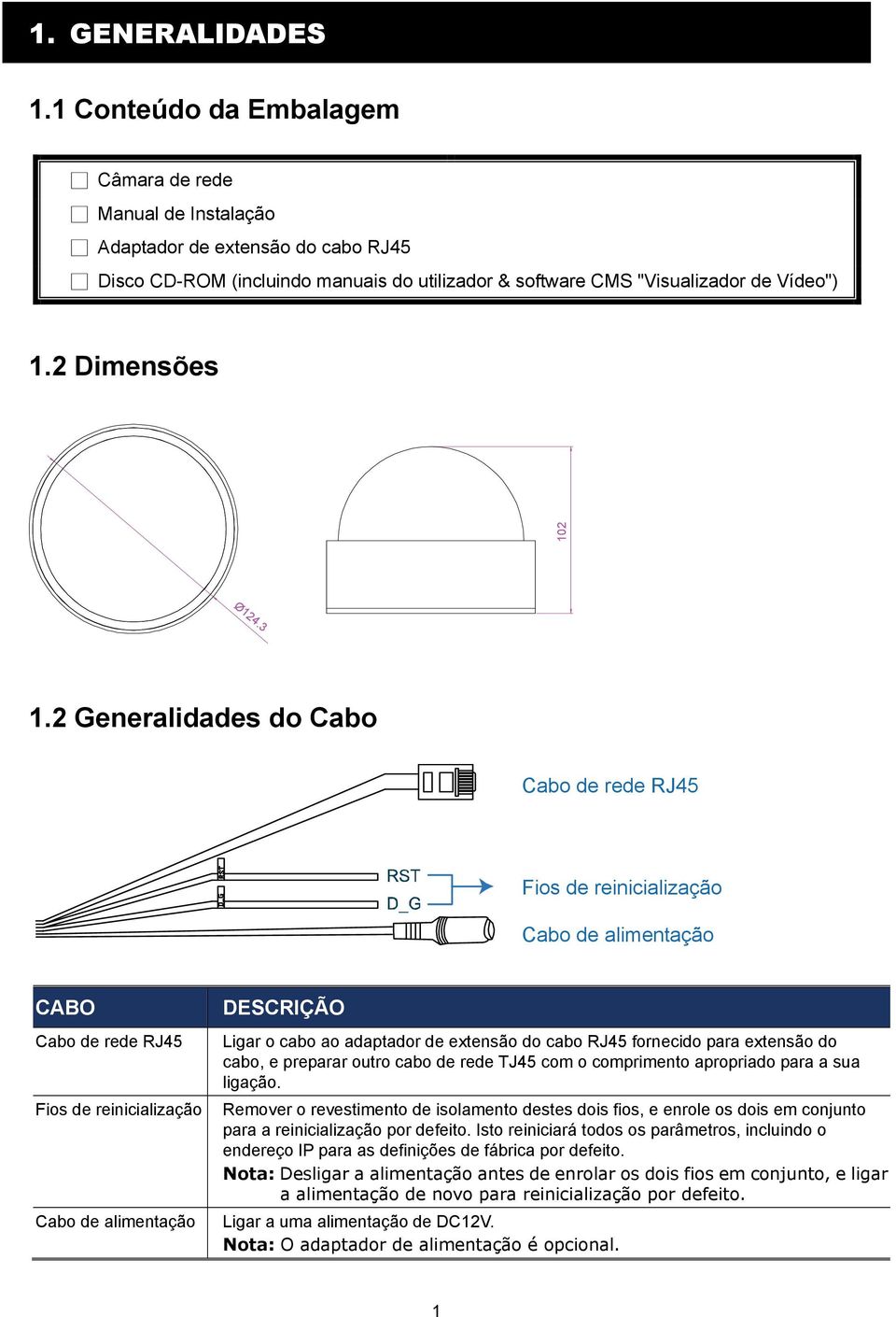 2 Dimensões 102 Ø124.3 1.