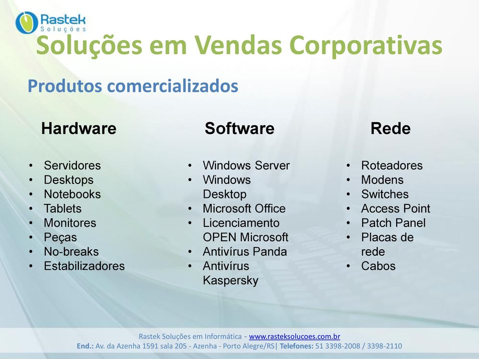 Windows Server Windows Desktop Microsoft Office Licenciamento OPEN Microsoft Antivírus