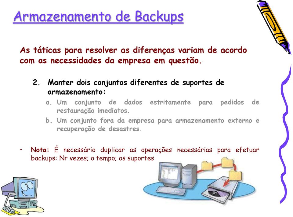 Um conjunto de dados estritamente para pedidos de restauração imediatos. b.