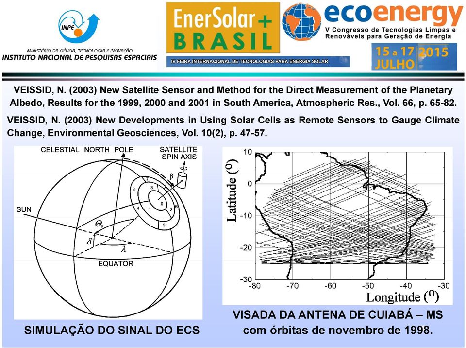 1999, 2000 and 2001 in South America, Atmospheric Res., Vol. 66, p. 65-82.