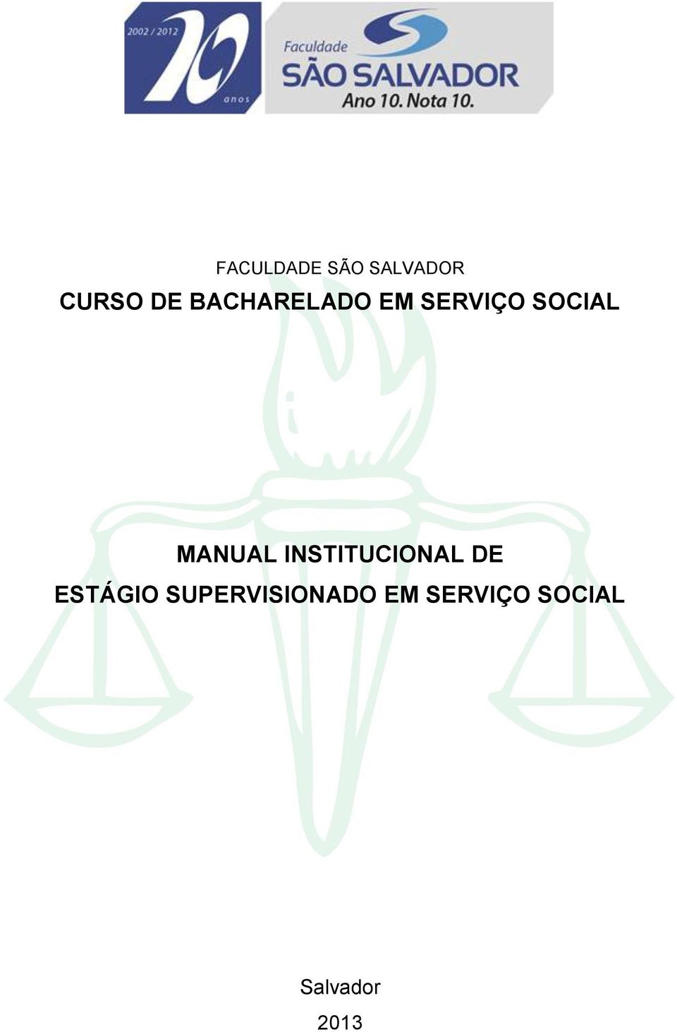 MANUAL INSTITUCIONAL DE ESTÁGIO