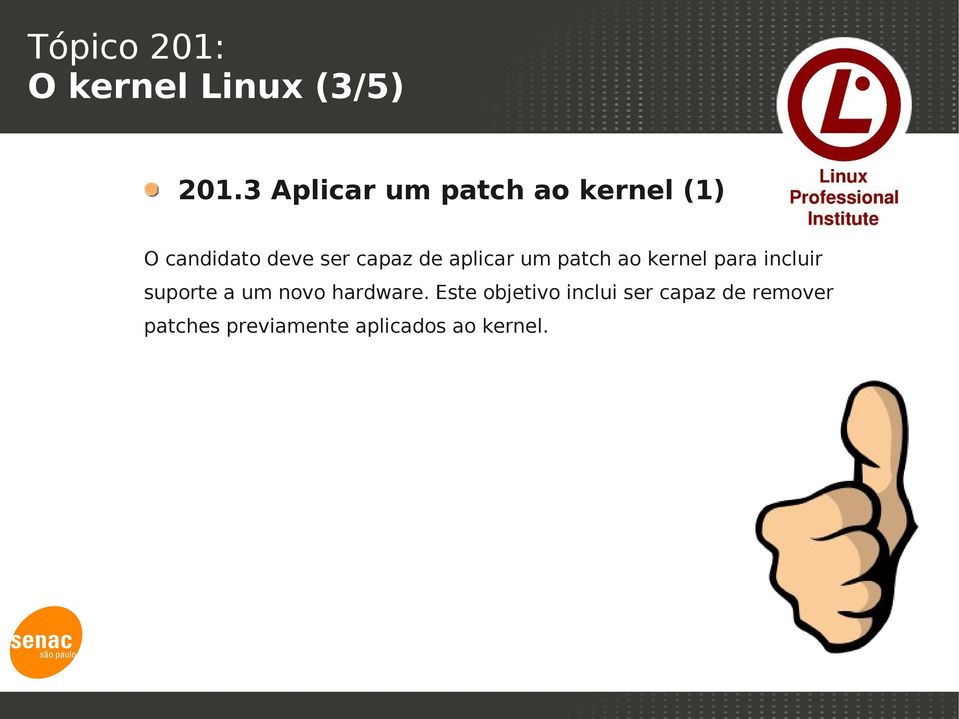 aplicar um patch ao kernel para incluir suporte a um novo