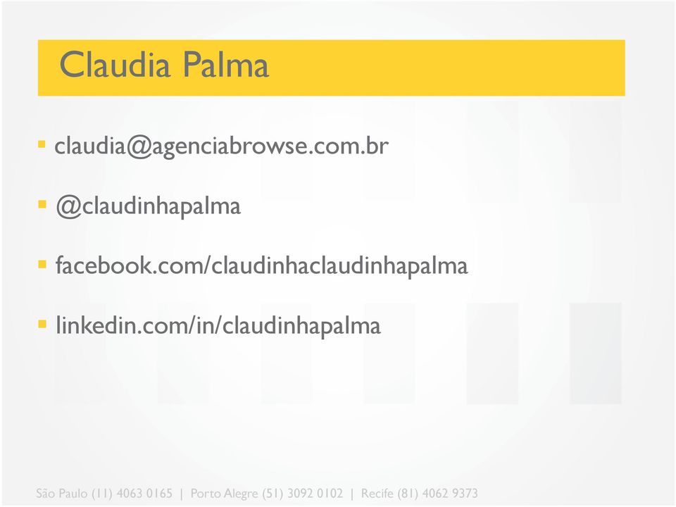 wse.com.br! @claudinhapalma!