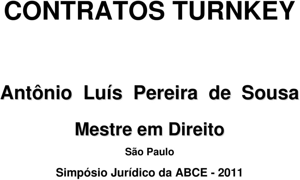 Mestre em Direito São Paulo