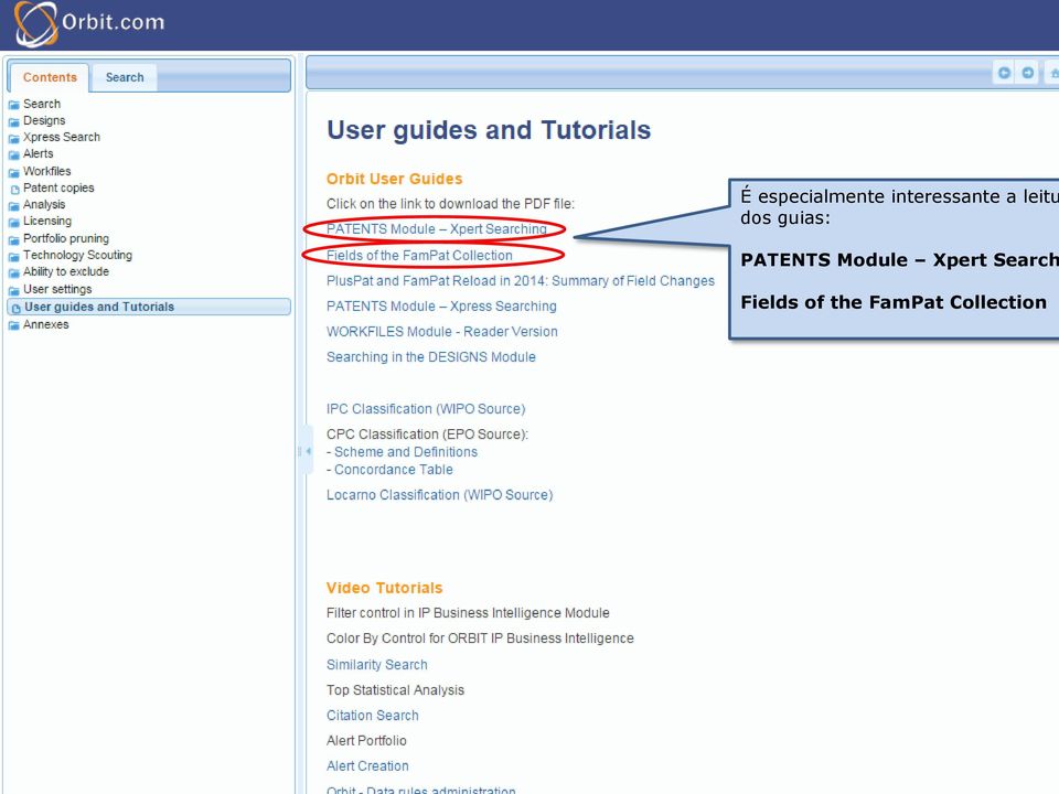 guias: PATENTS Module