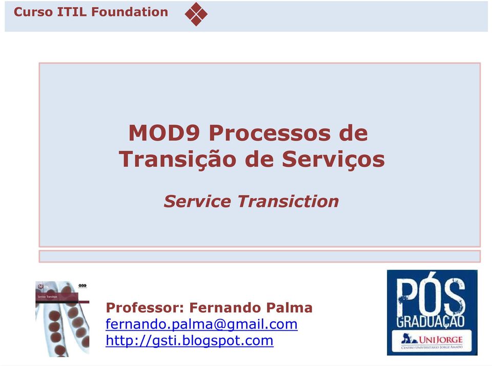 Transiction Professor: Fernando Palma
