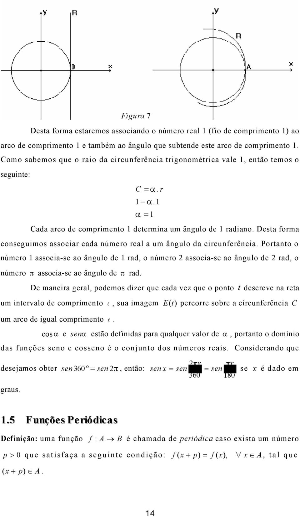 Dest form conseguimos ssocir cd número rel um ângulo d circunferênci. Portnto o número ssoci-se o ângulo de rd, o número ssoci-se o ângulo de rd, o número ssoci-se o ângulo de rd.