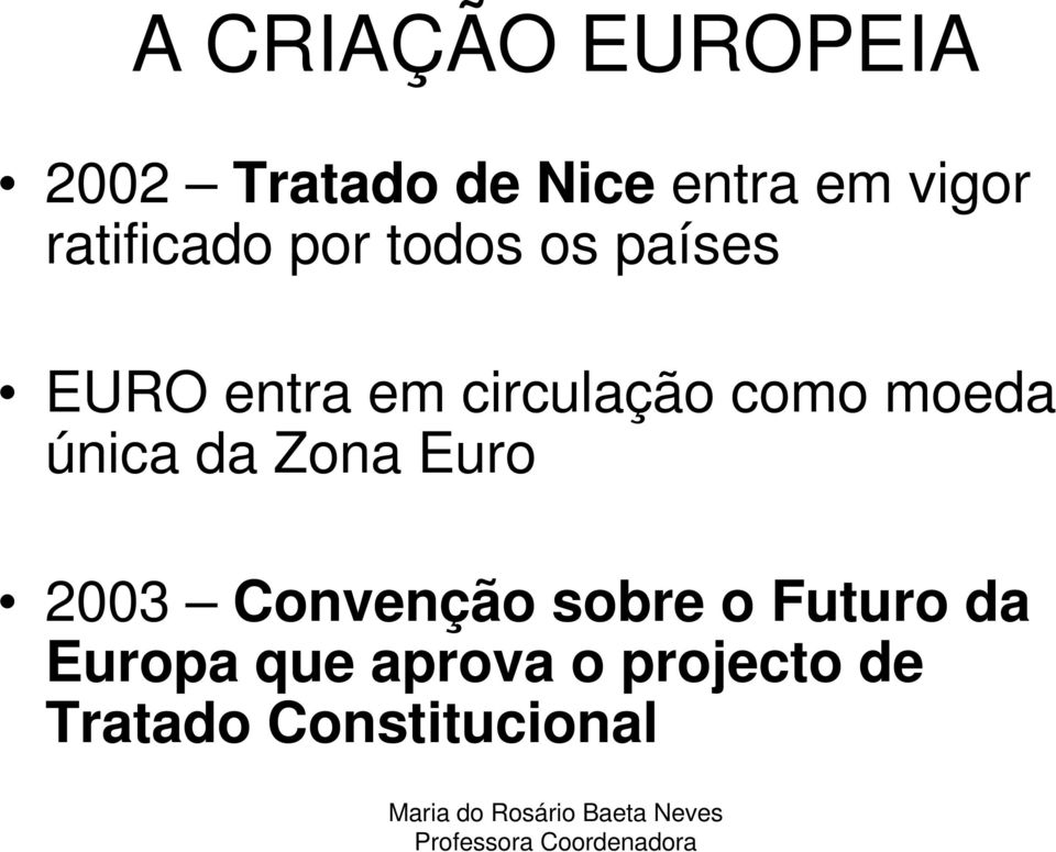 única da Zona Euro 2003 Convenção sobre o Futuro da