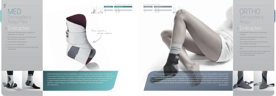 grave > Artrose com instabilidade > Prevenção secundária de lesões de ligamentos do tornozelo > Pós-tratamento para fraturas do tornozelo permanentes ou operada > Artrose com instabilidade sem