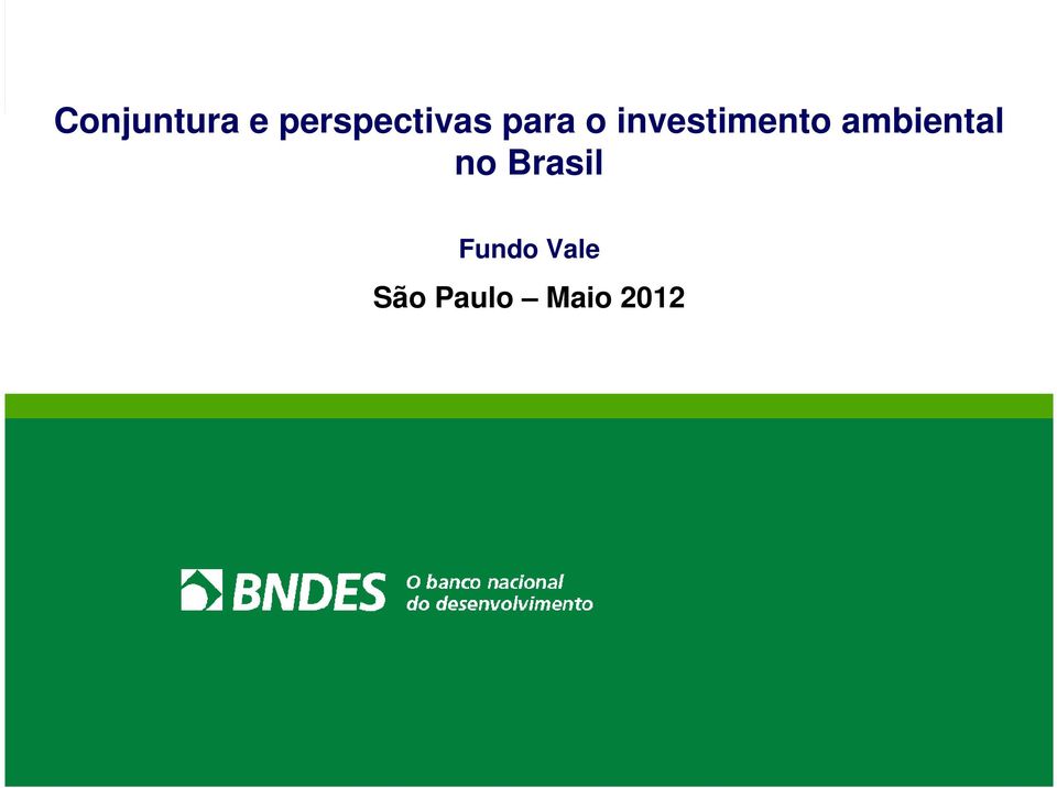 investimento ambiental