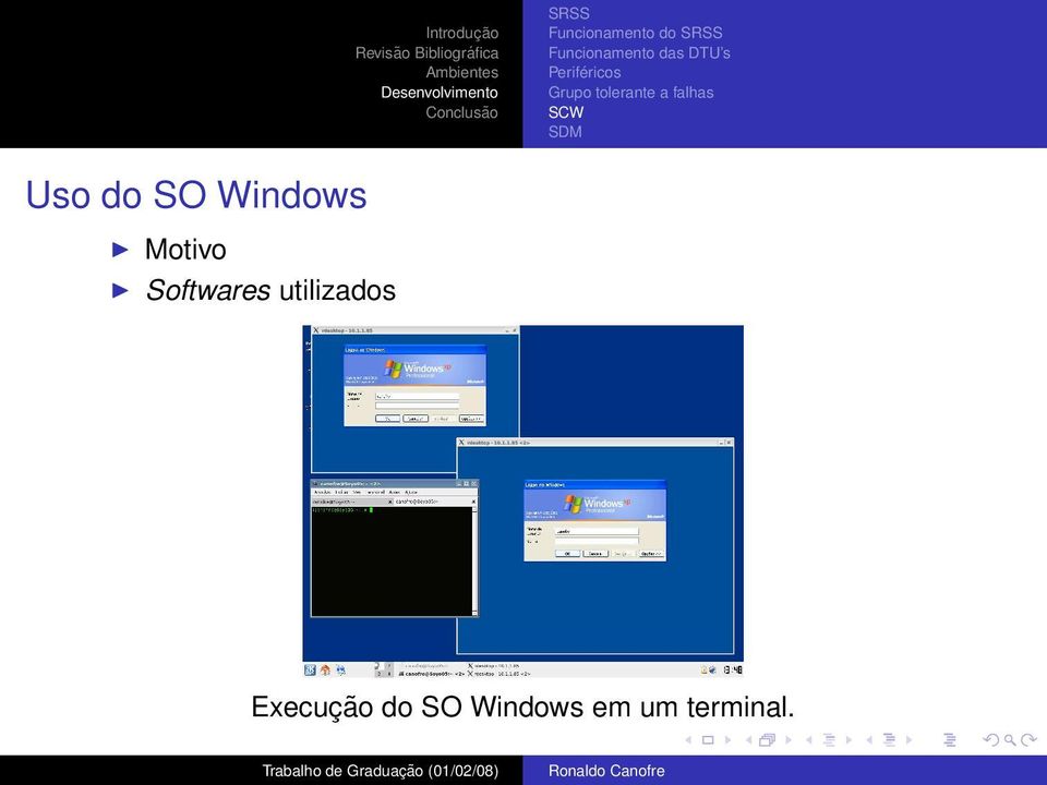 do SO Windows Motivo Softwares
