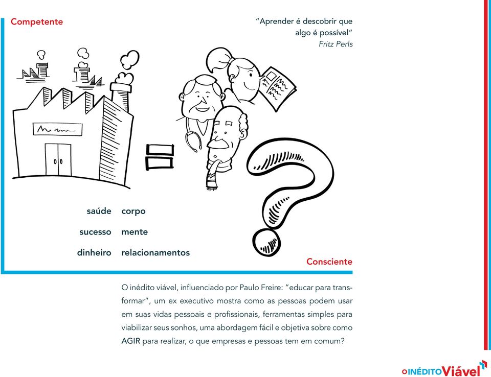 executivo mostra como as pessoas podem usar em suas vidas pessoais e profissionais, ferramentas simples para